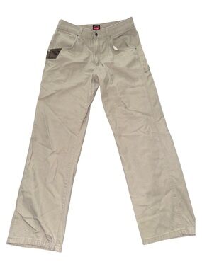Wrangler Men's Khaki Pants - Light Tan Work Pants